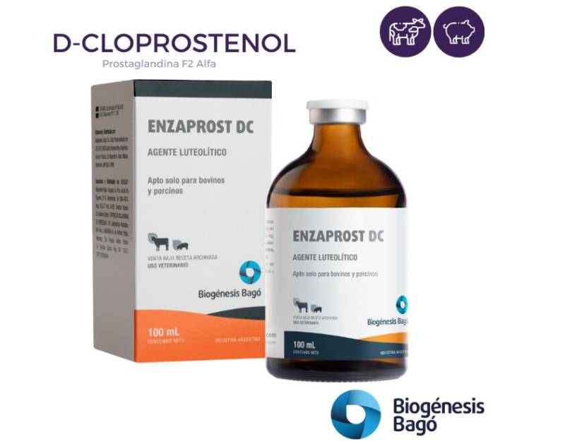 Enzaprost Dc X 100 Ml (D-Cloprostenol)- Biogenesis Bago