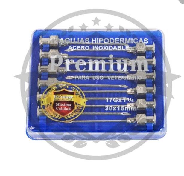 Agujas Hipod. Primor 30X15 Importada