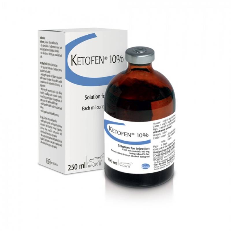Ketofen Inj 10% (Ketoprofeno) 50Ml Ar - Zoovet