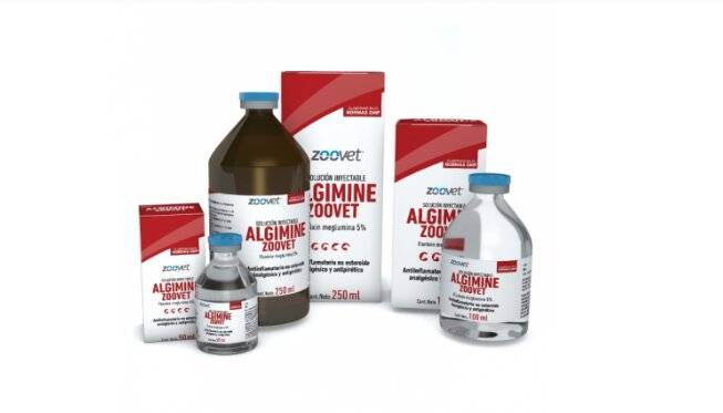 Algimine (Flunixin) 250Ml - Zoovet