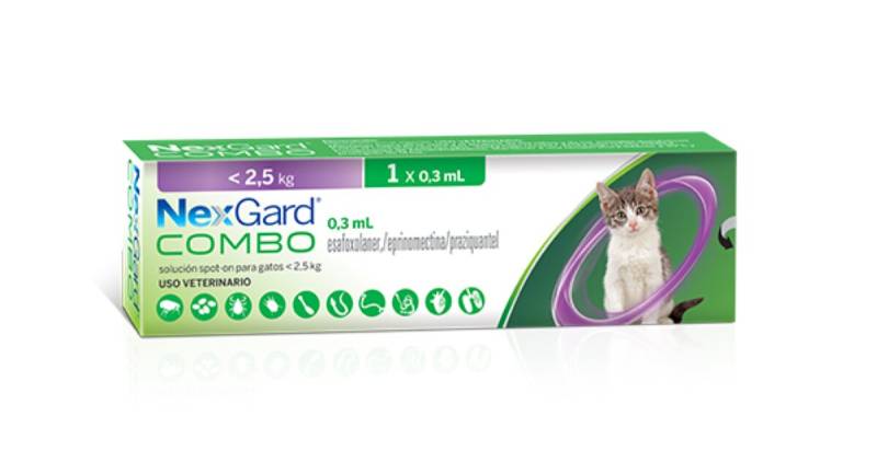 Nexgard Combo Gato 2.5Kg (Eprinomectina) - Merial