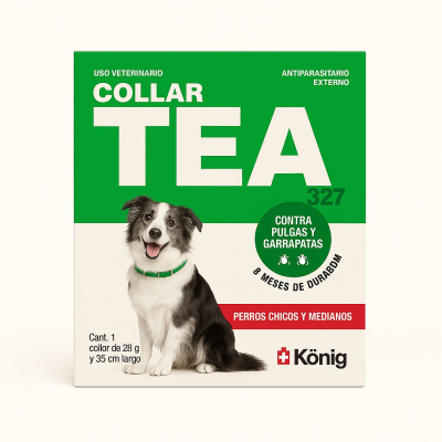 Tea Collar Antipulgas Perro Chico/Mediano - Konig