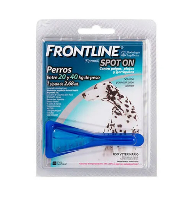 Pipeta Frontline Spoton 20 A 40 Kg - Merial