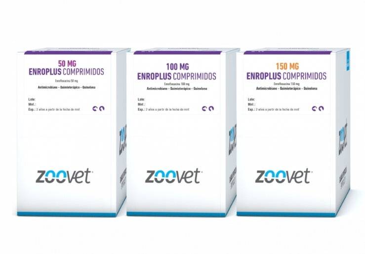 Enroplus 150Mg (Enrofloxacina) X Blister (10 Comp) - Zoovet
