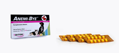 Anemi Bye Suplemento Perro Gato X 20 Comp. - Triton