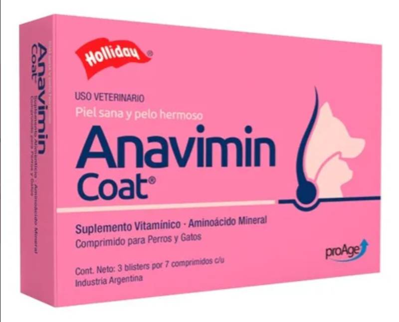 Anavimin Piel Sana Pelo Hermoso Perro Gato-Holliday