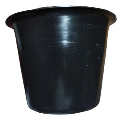 Balde Plastico Para Guachera Negro - San Miguel