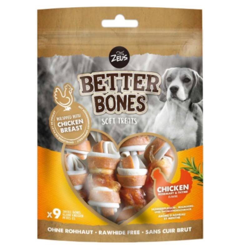 Better Bones Huesos Enrollados Pollo Con Romero/Tomillo 9 U - Zeus