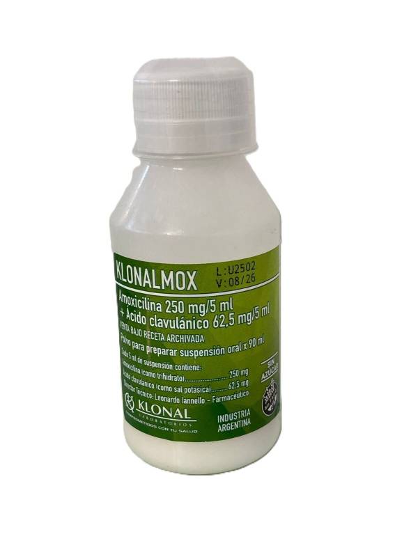 Amoxicilina + Clavulanico Susp. 250Mg X 90Ml - Generico