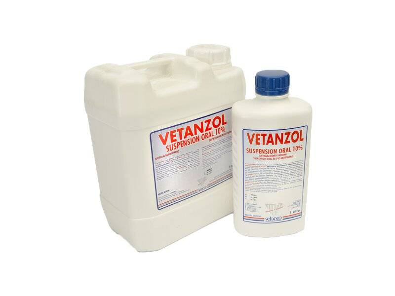 Vetanzol Susp. Oral 5 Lt  (Fenbendazol  10%)-  Vetanco