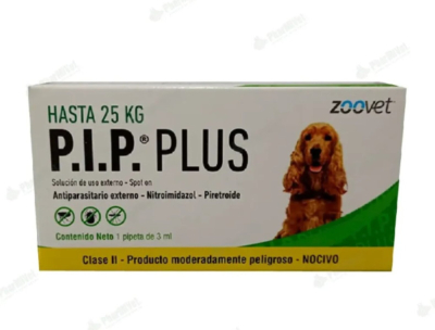 Pipeta Pip Plus Hasta 25Kgs - Zoovet