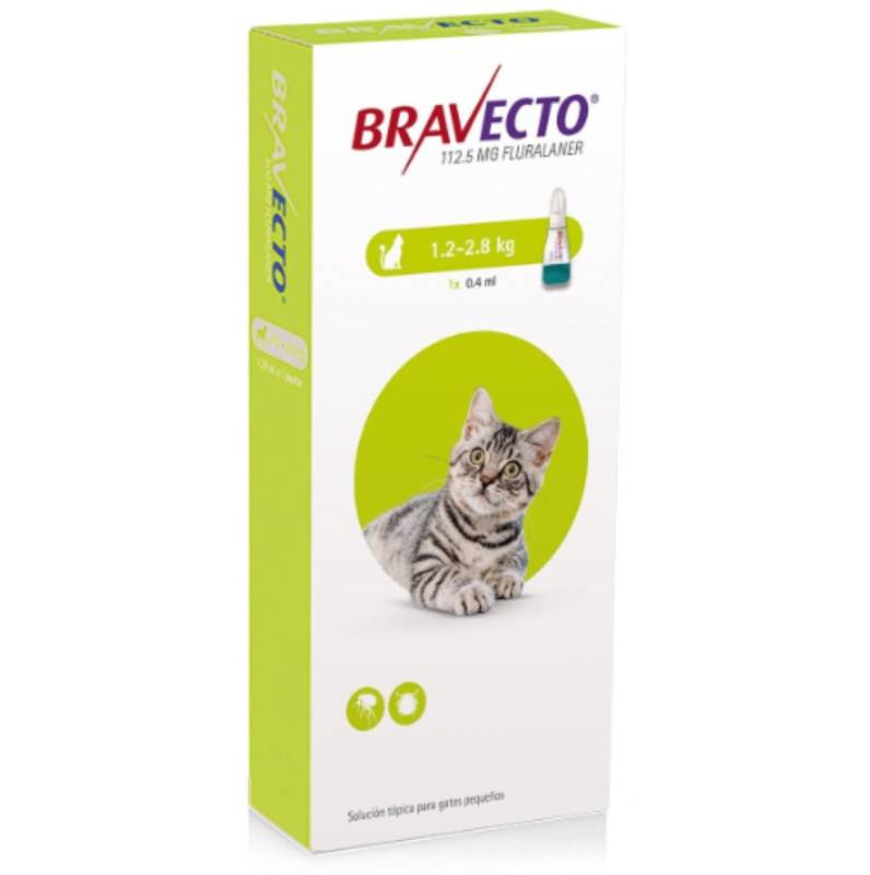 Pipeta Bravecto Gatos 1,2A2,8Kg -Msd