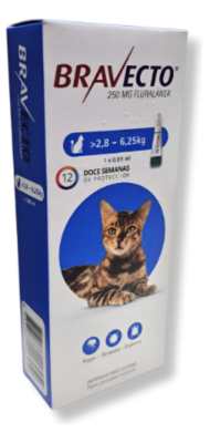 Pipeta Bravecto Gatos 2,8A6,25Kg -Msd
