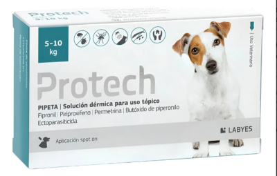 Pipeta Perro Protech 5-10Kg - Labyes