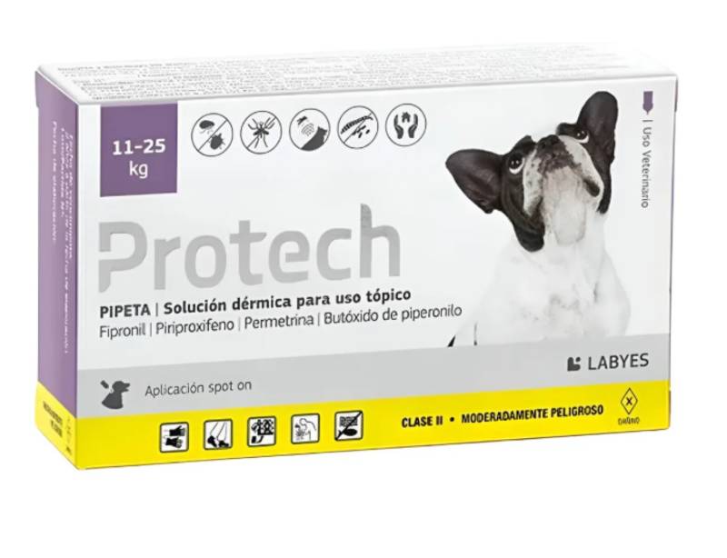Pipeta Protech Antipulga Perro 11-25Kg - Labyes