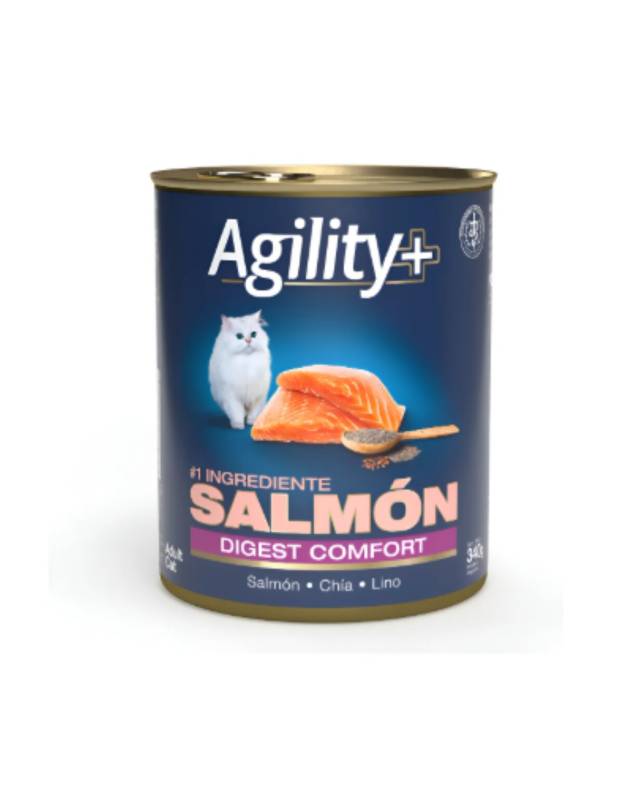 Lata Agility Gato 340Gr Digest Comfort Salmon