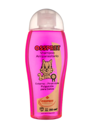 Shampoo Pulguicidas Para Gatos 250Ml - Osspret