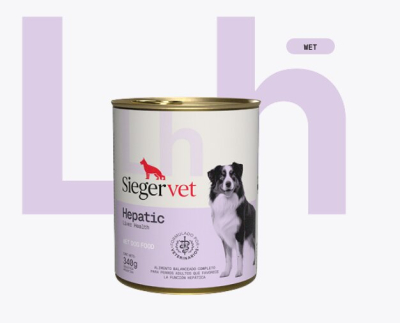 Sieger Vet Lata Liver Health Hepatica Perro 340Gr Eo