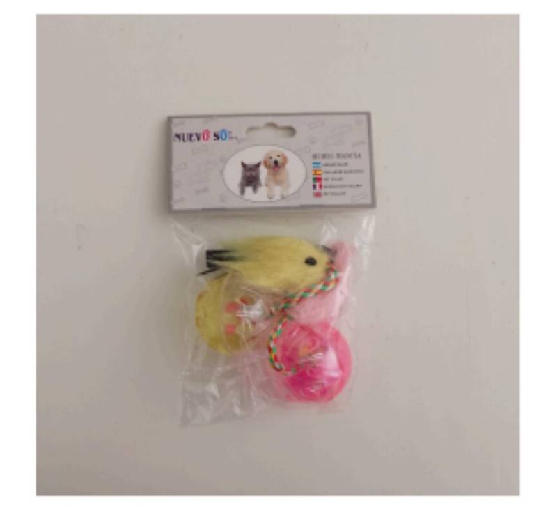 Juguete Pelota Y Laucha - Accesorios Mascotas