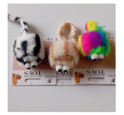 Juguete Ratita Palito Varios Colores - Accesorios Mascotas