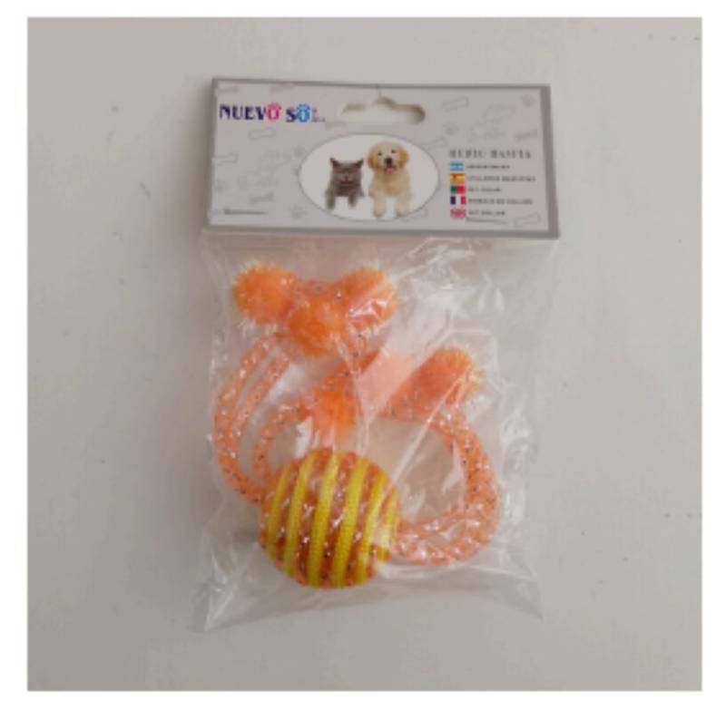 Juguete Para Gato Pelota Con Soga - Accesorios Mascotas