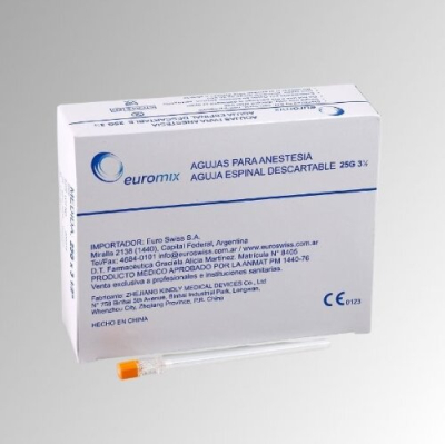 Aguja Espinal 18G Mcm - Euromix