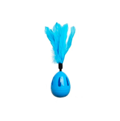 Juguete Gato Vaiven Con Pluma - Accesorios Mascotas