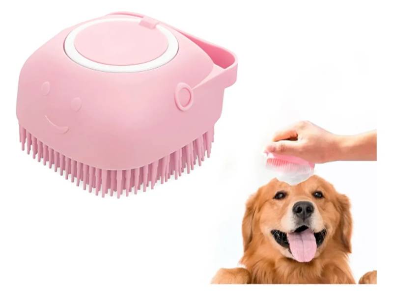Cepillo Silicona Cuadrado - Accesorios Mascota