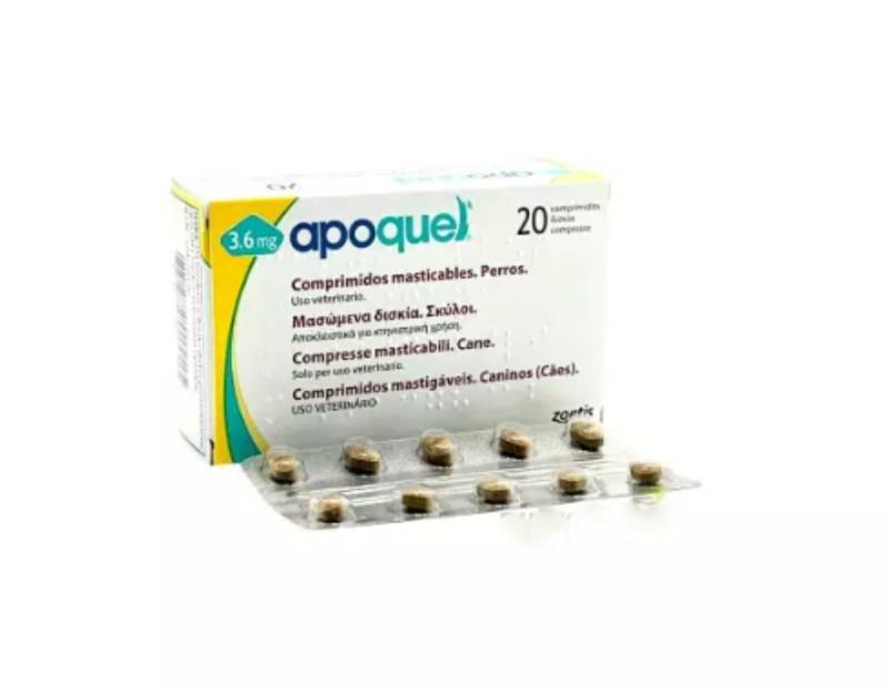 Apoquel Masticable 3,6 Mg X 20 Comp (Oclacitinib) - Zoetis