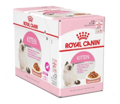 12 Sobres Kitten Pouch 85Hr Gato - Royal Canin