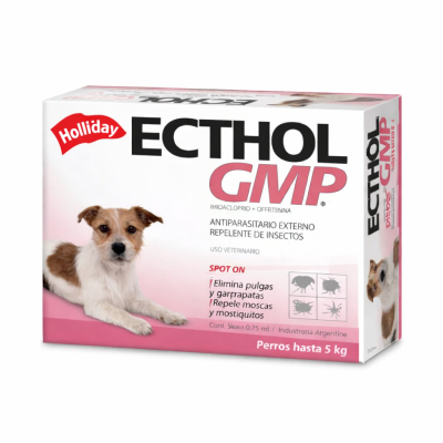 Pipeta Ecthol Gmp Perro Hasta 5Kg - Holliday