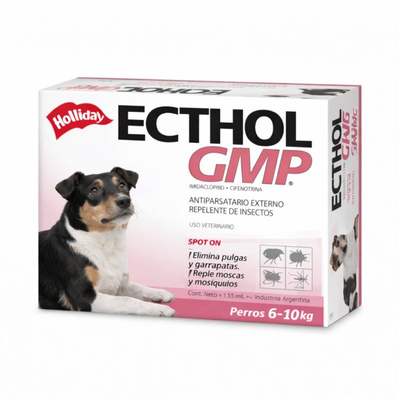 Pipeta Ecthol Gmp Perro 6-10Kg - Holliday