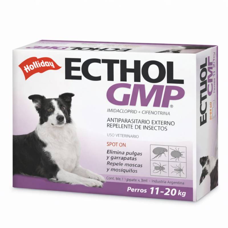 Pipeta Ecthol Gmp Perro 11-20Kg - Holliday