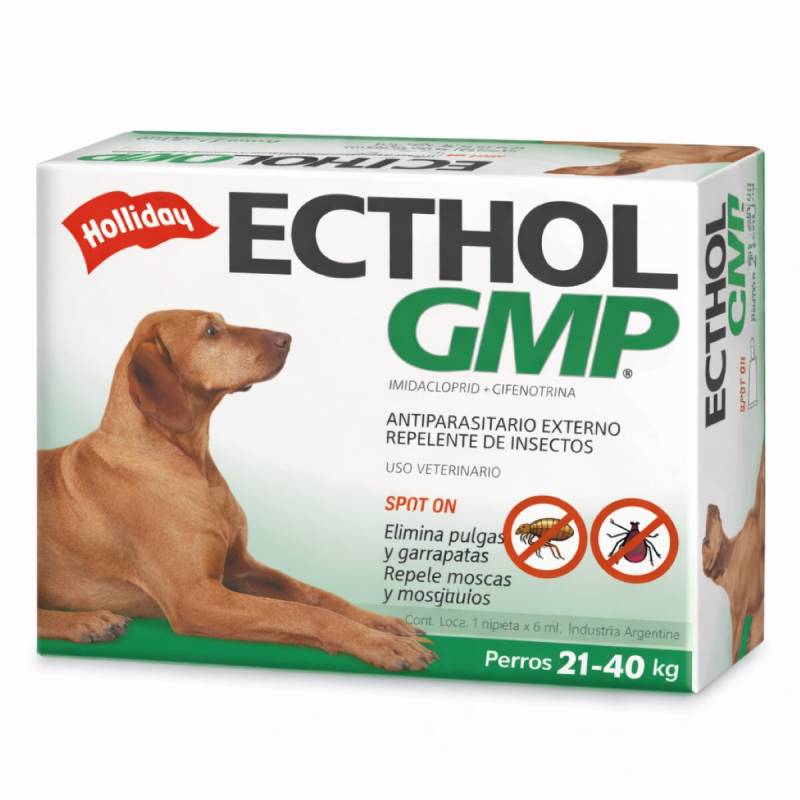 Pipeta Ecthol Gmp Perro 21-40Kg - Holliday