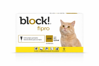 Pipeta Block! Fipro Gatos - John Martin