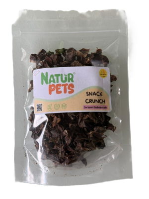 Snack Corazon Crunch 100Gr - Natur Pets