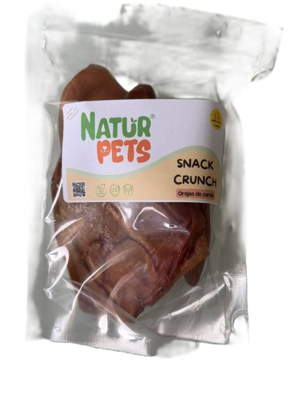 Snack Orejitas Crunch X 2 Unid. - Natur Pets