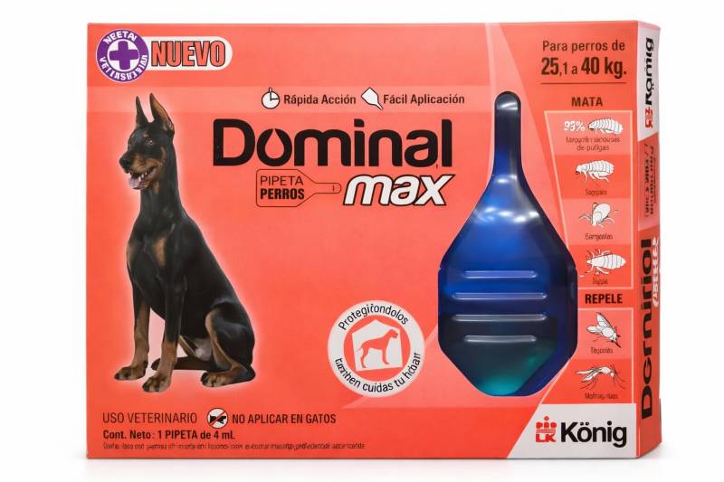 Pipeta Dominal Max Perro 25-40Kg - Konig