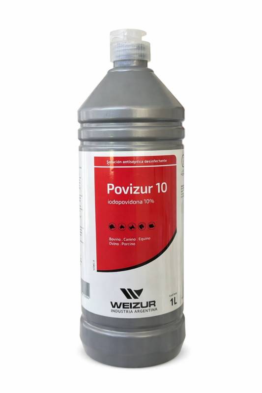Povizur 10% X 1L (Antiseptico Iodado) - Weizur