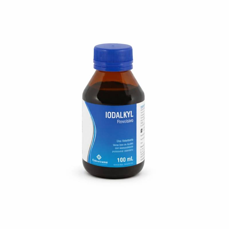 Iodalkyl X 100Ml  Yodo Para Heridas Equino - Calastreme