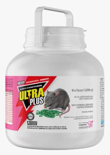 Raticida Ultra Bidon X 1 K - Ultra Plus