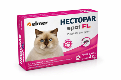 Pipeta Pulguicida Gatos Mas De 4Kg Hectopar - Elmer