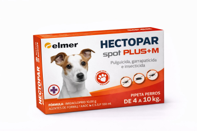 Pipeta Pulguicida  Perro 4 A 10 Kg Hectopar - Elmer