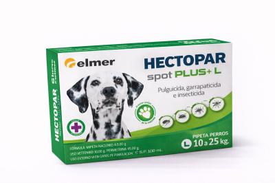 Pipeta Pulguicida Perro 10 A 25 Kg Hectopar - Elmer
