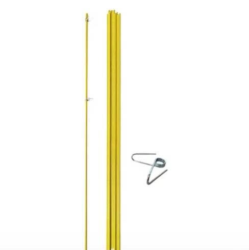 Varilla Fibra De Vidrio 1,2 X 10Mm Con 2  Clip De Acero - San Miguel