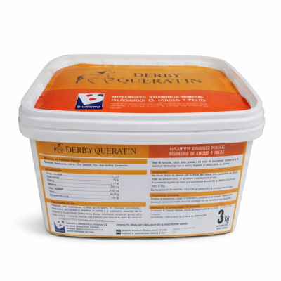 Derby Queratin Sup. Mejorador De Cascos Y Pelo. 3Kg-Biofarma