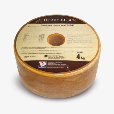 Bloque Mineral Derby Biofarma 4 Kg Para Animales De Granja