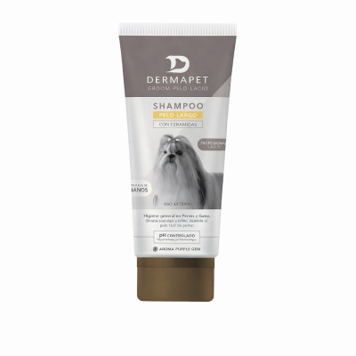 Shampoo Dermapet Groom Pelo Largo Perro 250Ml