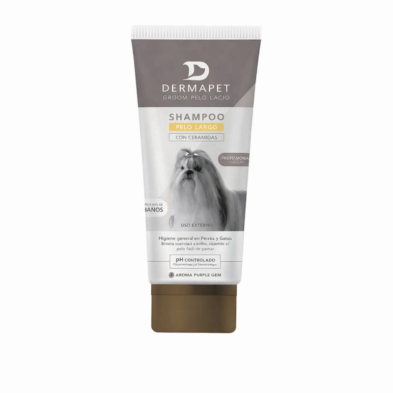 Shampoo Dermapet Groom Pelo Largo Perro 250Ml