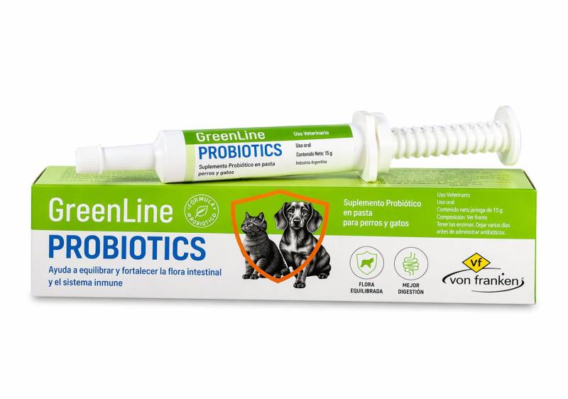 Greenline Probiotics Perro Gato 14Gr - Von Franken